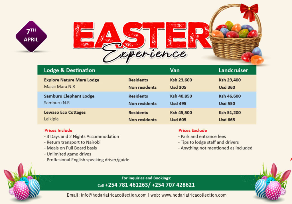 Easter Offers 2023 by Hodari Africa Safaris